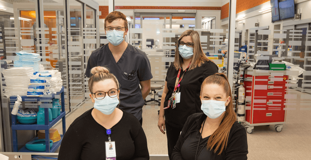 Photo of the race Hospital Emergency Department nursing team