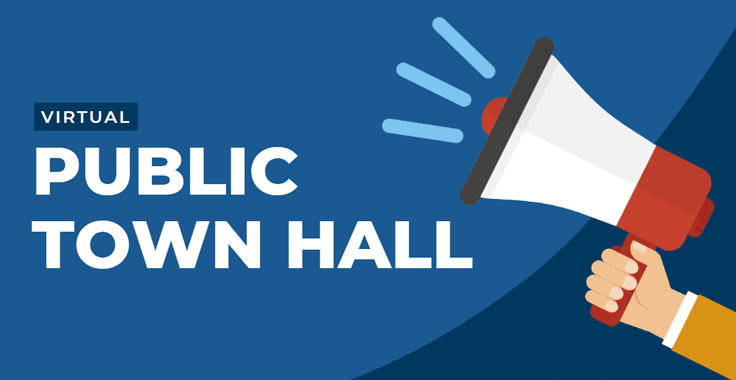 Virtual Public Town Hall Banner